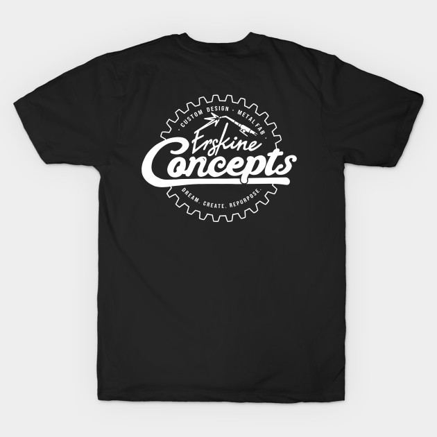 EC Tee - white logo by ErskineConcepts